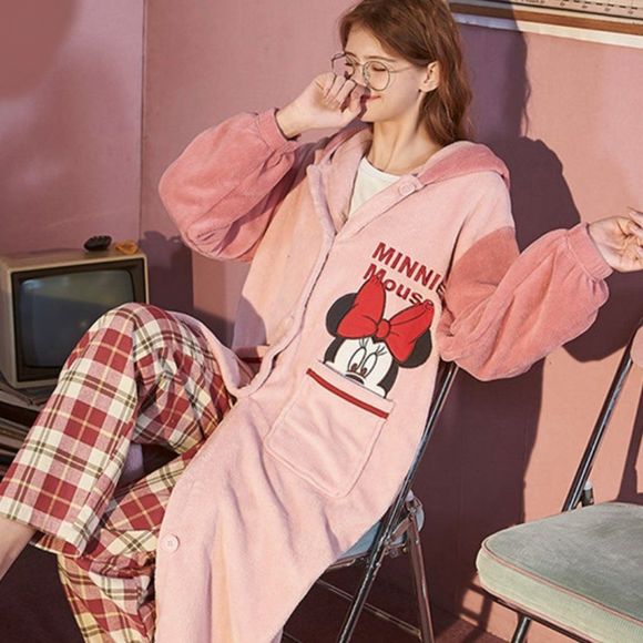 Mickey Mouse + Minnie Mouse Disney Plush Pajama - Duo Set - Picture 4 of 10